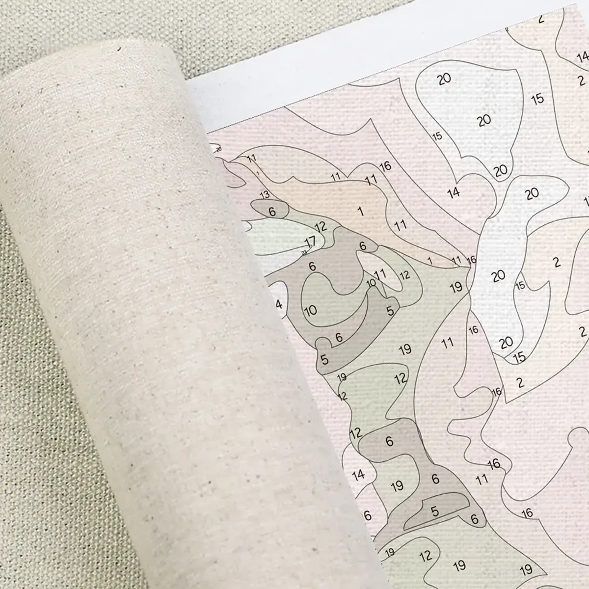 Paint by numbers canvas quality