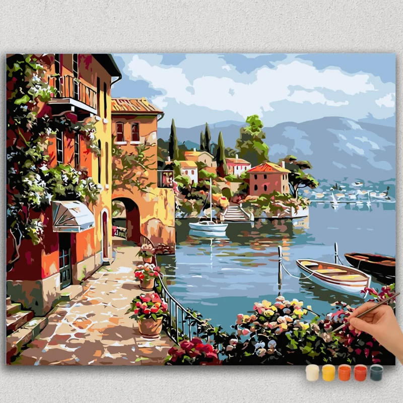 Paint By Numbers - DIamond Painting HORJPG (55) Seaside City