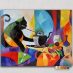 Paint By Numbers - DIamond Painting HORJPG (79) Abstract Cat