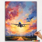 Paint By Numbers - DIamond Painting Ver PNV (295) Airplane