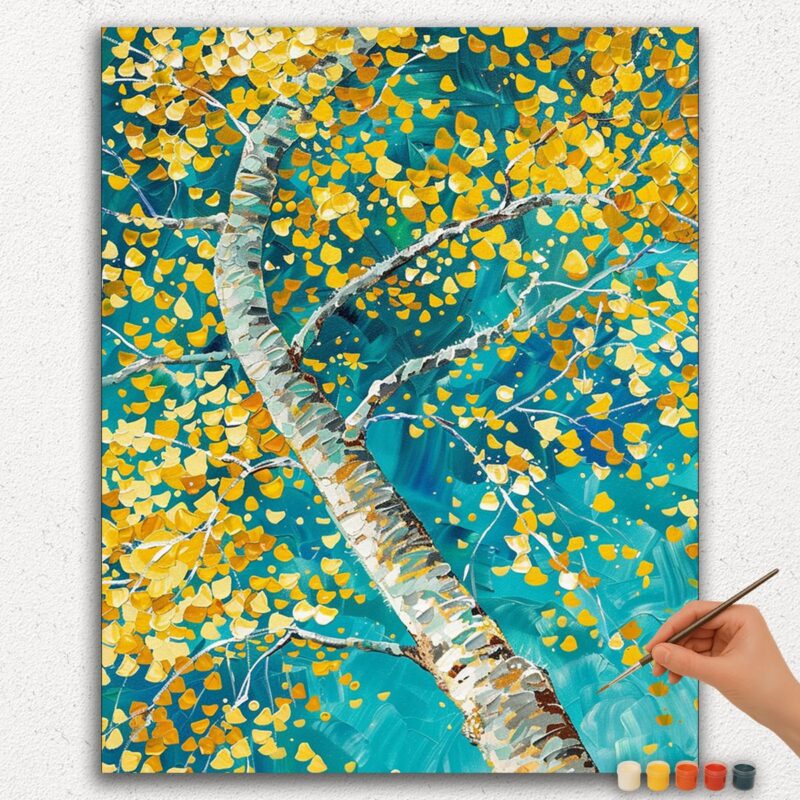 Paint By Numbers - DIamond Painting Ver PNV (85) White Flowers on Plant