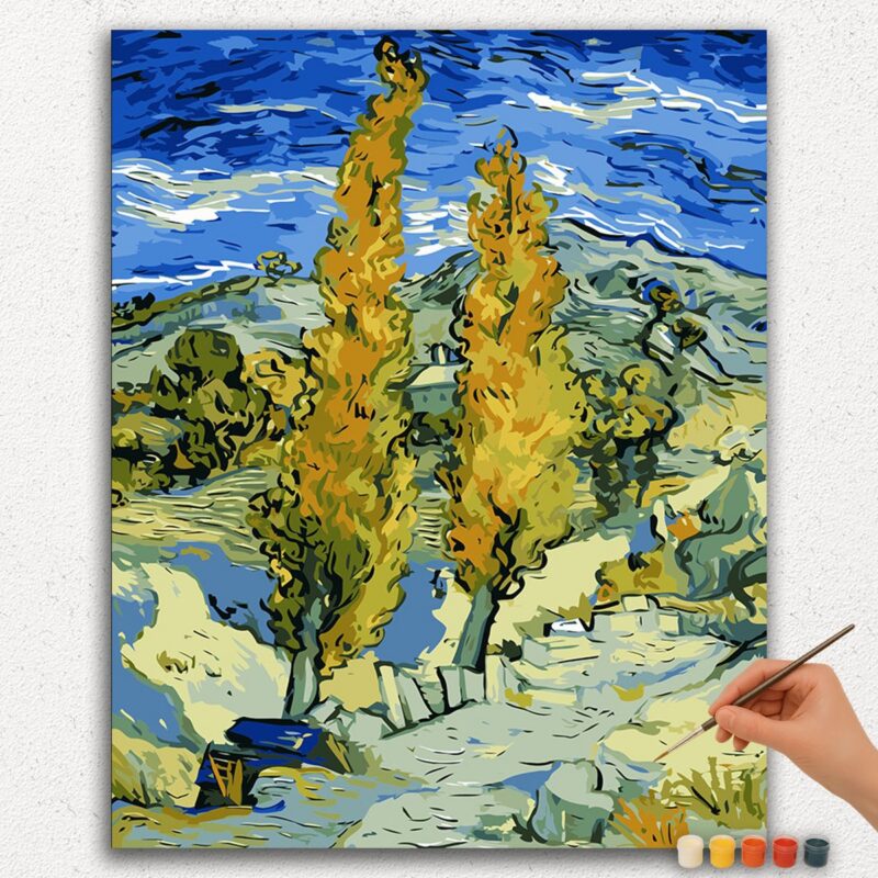 Paint By Numbers - DIamond Painting Ver jpgg (27) Trees in Winter - Paint by Numbers