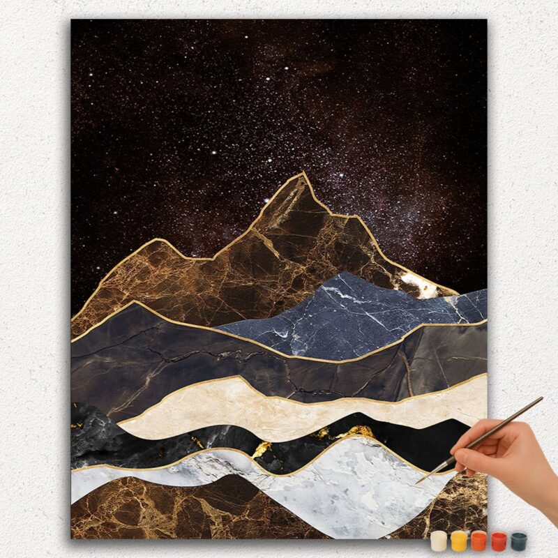 Paint By Numbers - DIamond Painting Ver jpgg (276) Abstract Mountains