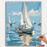 Paint By Numbers - DIamond Painting Ver jpgg (63) Boat in The Sea