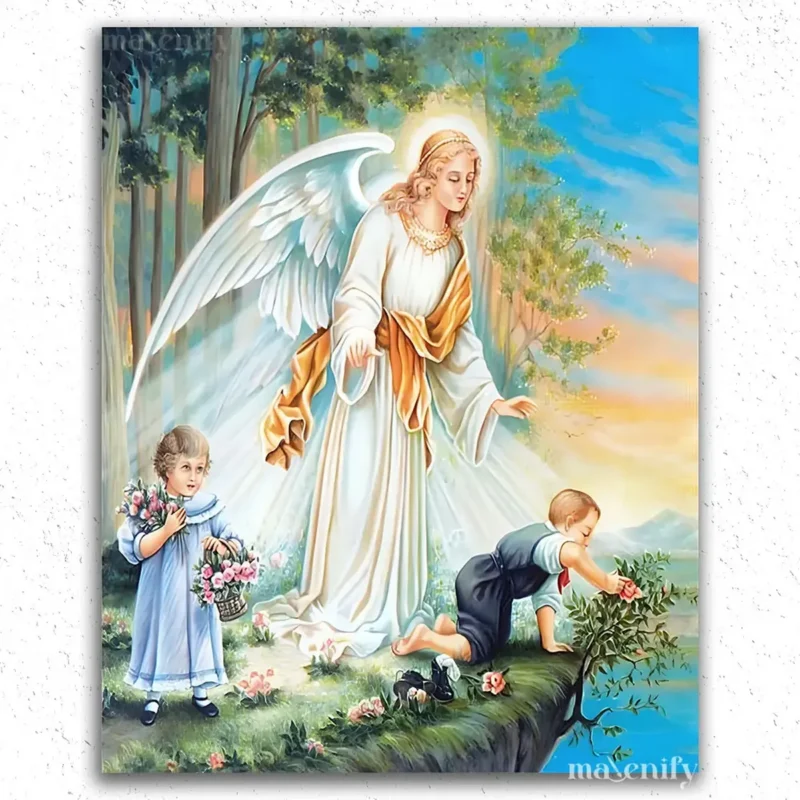 Angel Paint By Numbers Diamond Paintings angel (7) Angle Playing With Kid