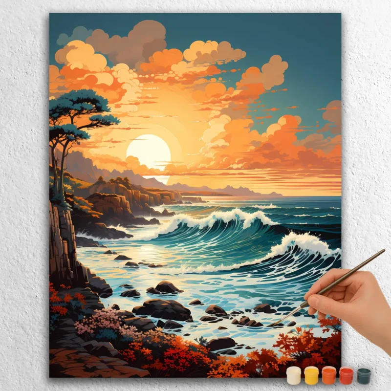 Australia 50196 Waves in Australian Sea