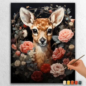 Deer in Flowers