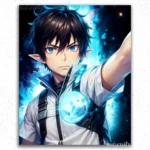 Blue Exorcist diamond painting Paint by numbers 1 The Magical Blue Exorcist