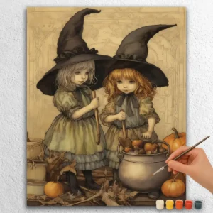 Two Cute Witches
