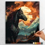 Amazing Dark Fantasy Horse