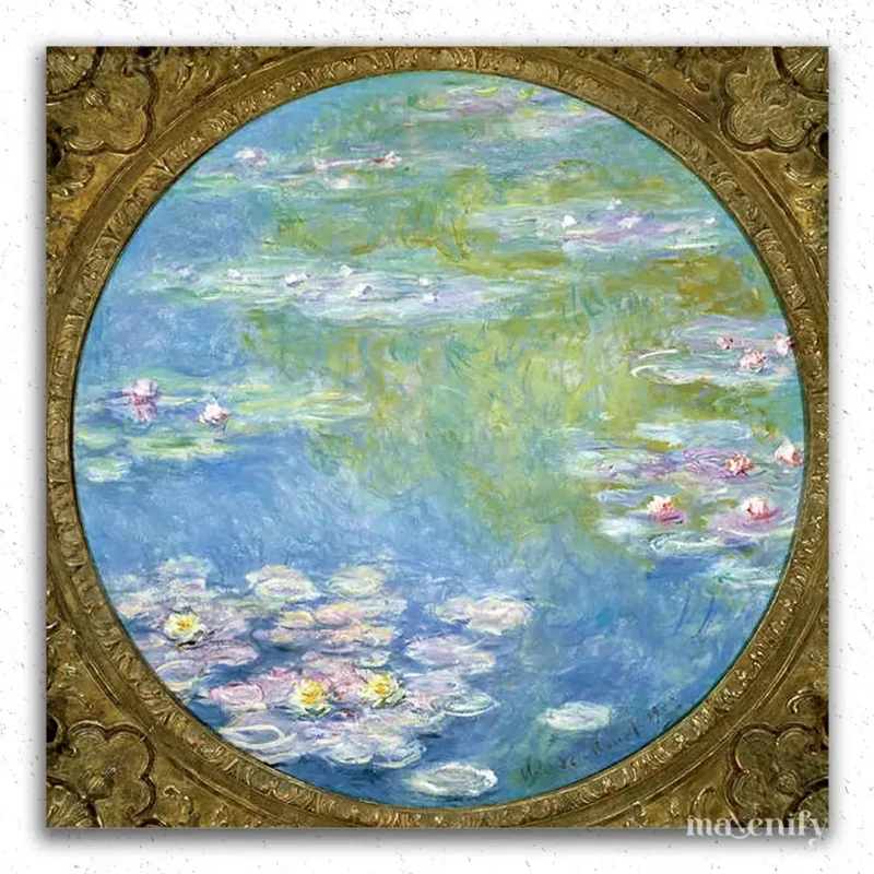 Monet (56) Waterlilies from a Window