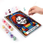 Scary Doll Halloween DIY Metal Poster