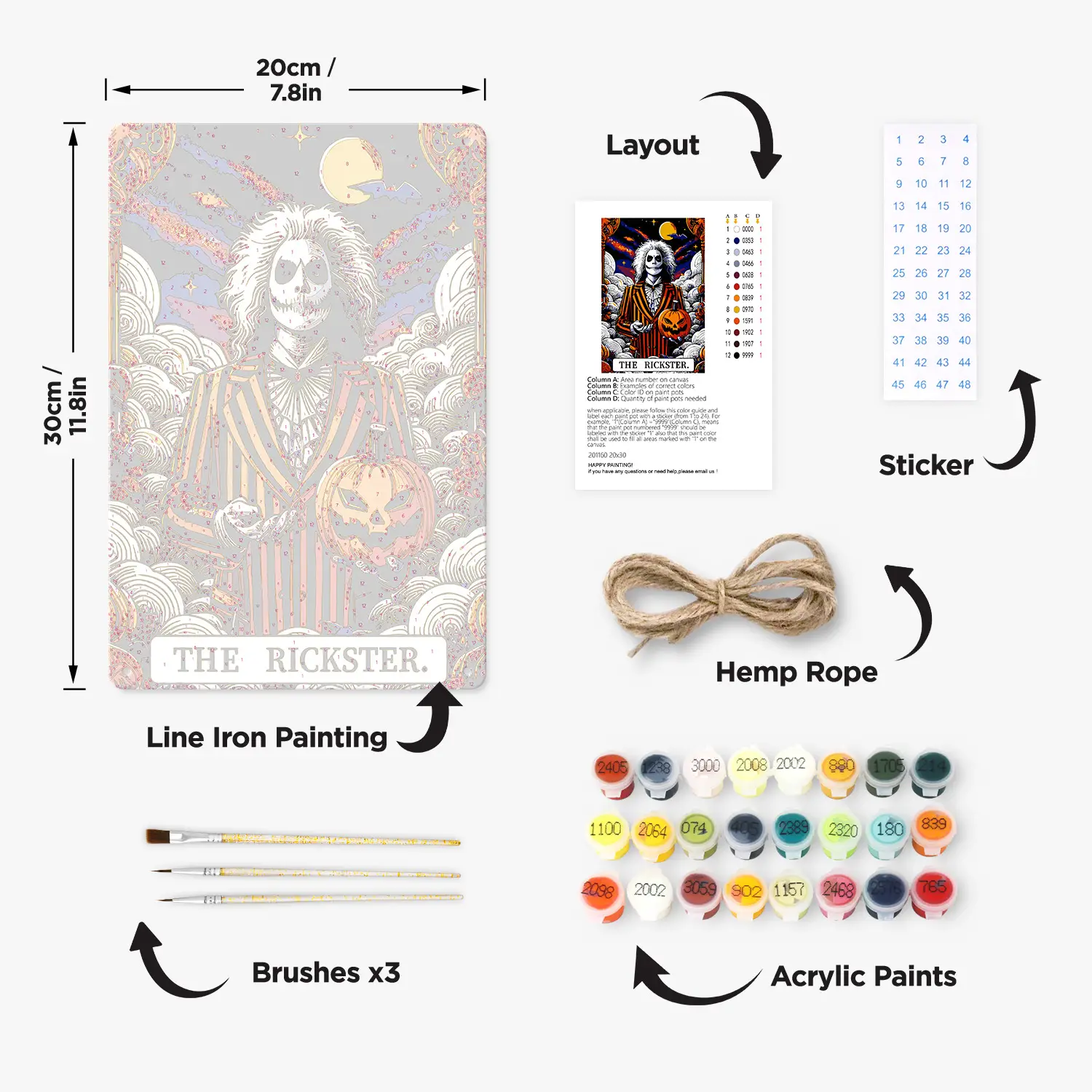 The Rickster Halloween Metal Poster