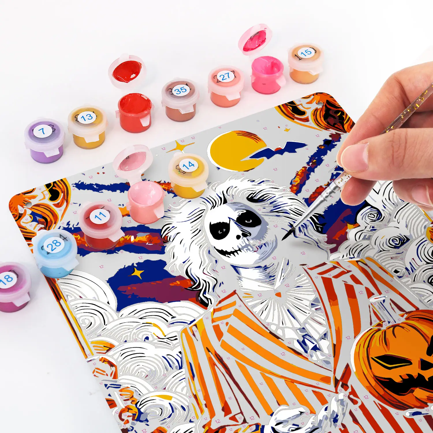 The Rickster Halloween Metal Poster