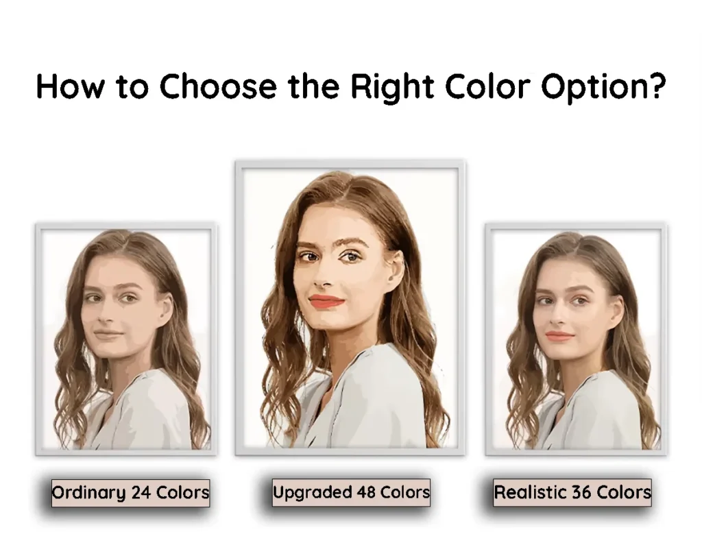 How to choose the right color option for personalized paint by numbers