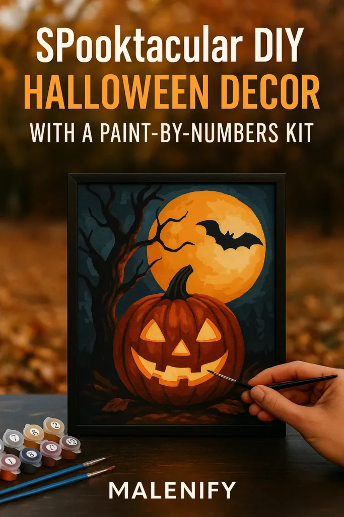 Spooktacular DIY Halloween Decor: A Paint-by-Numbers Guide 2 - Paint by Numbers DIY Halloween Decor